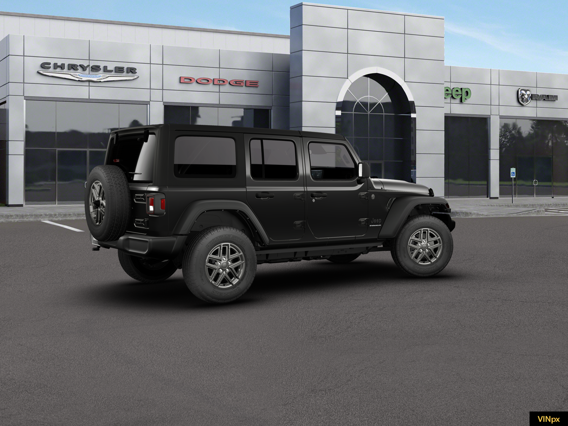 New 2026 Black Clear-Coat Exterior Paint Jeep Sport S image 20