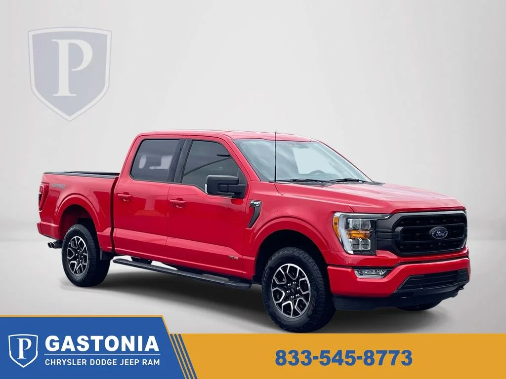 Certified Used 2023 Red Ford XLT image 1