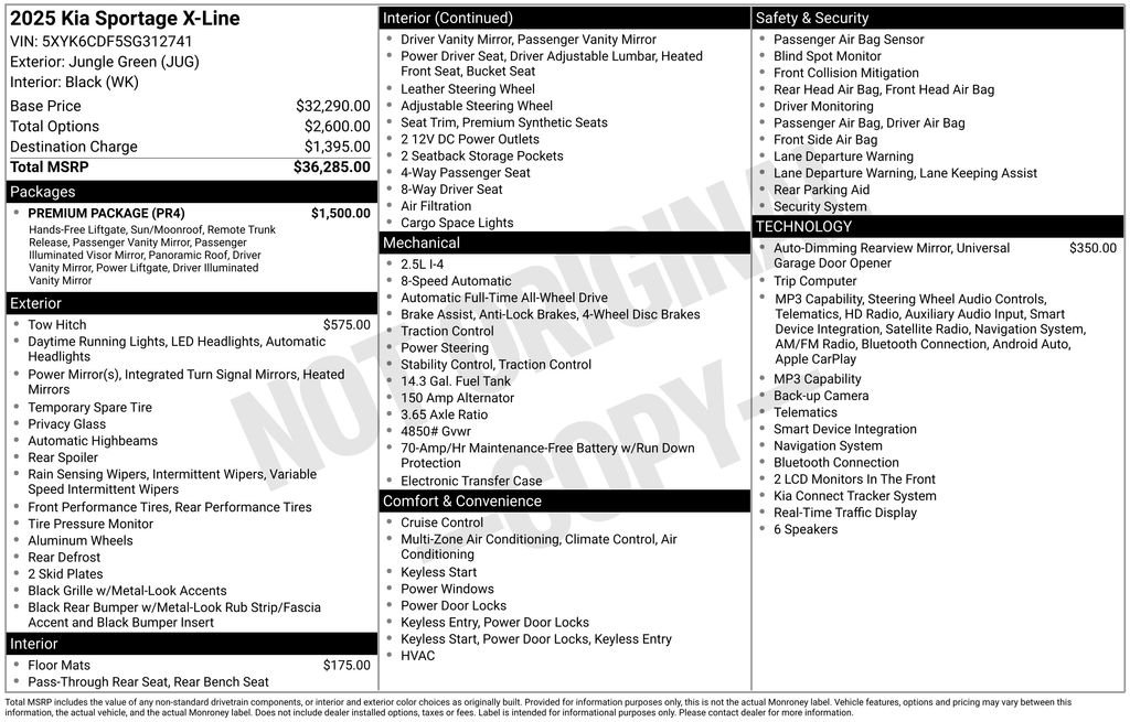 Used 2025 Green Kia X-Line image 25