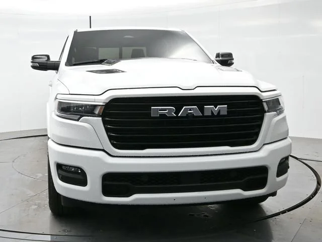 Used 2025 Bright White Clearcoat Ram Laramie image 2