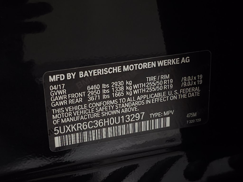Used 2017 Black Sapphire Metallic BMW xDrive50i image 35