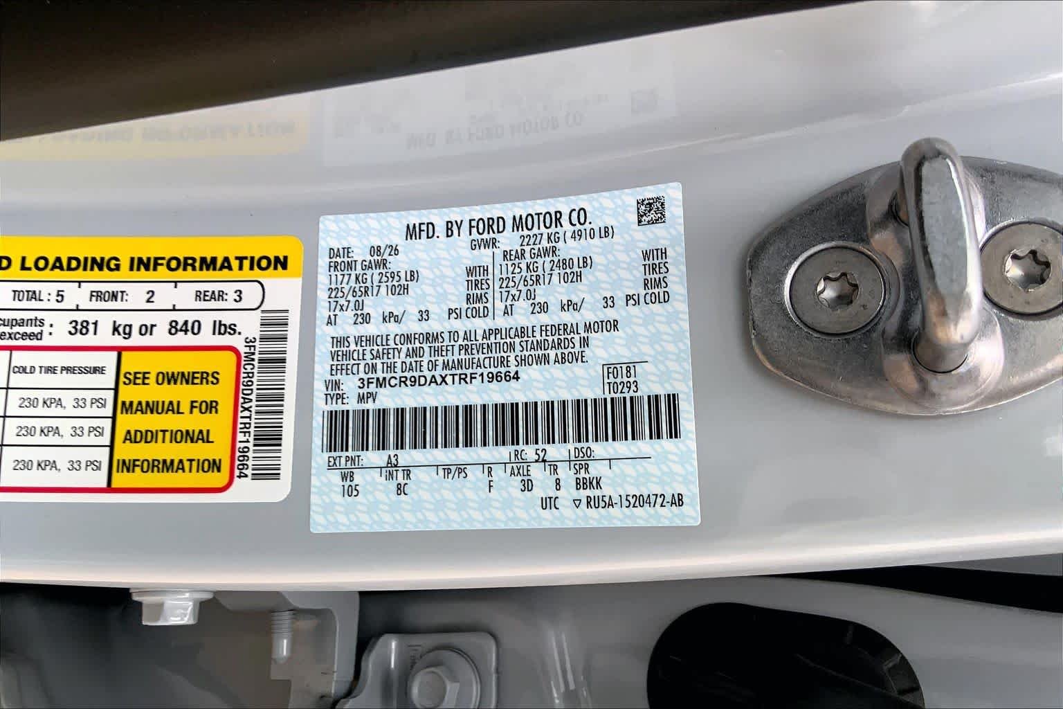 New 2026 Space White Metallic Ford Badlands® image 18