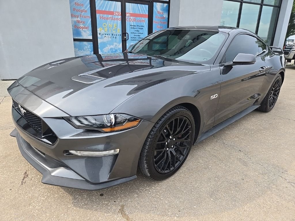 Used 2019 Ford Mustang GT Premium with VIN 1FA6P8CF9K5125451 for sale in Kansas City
