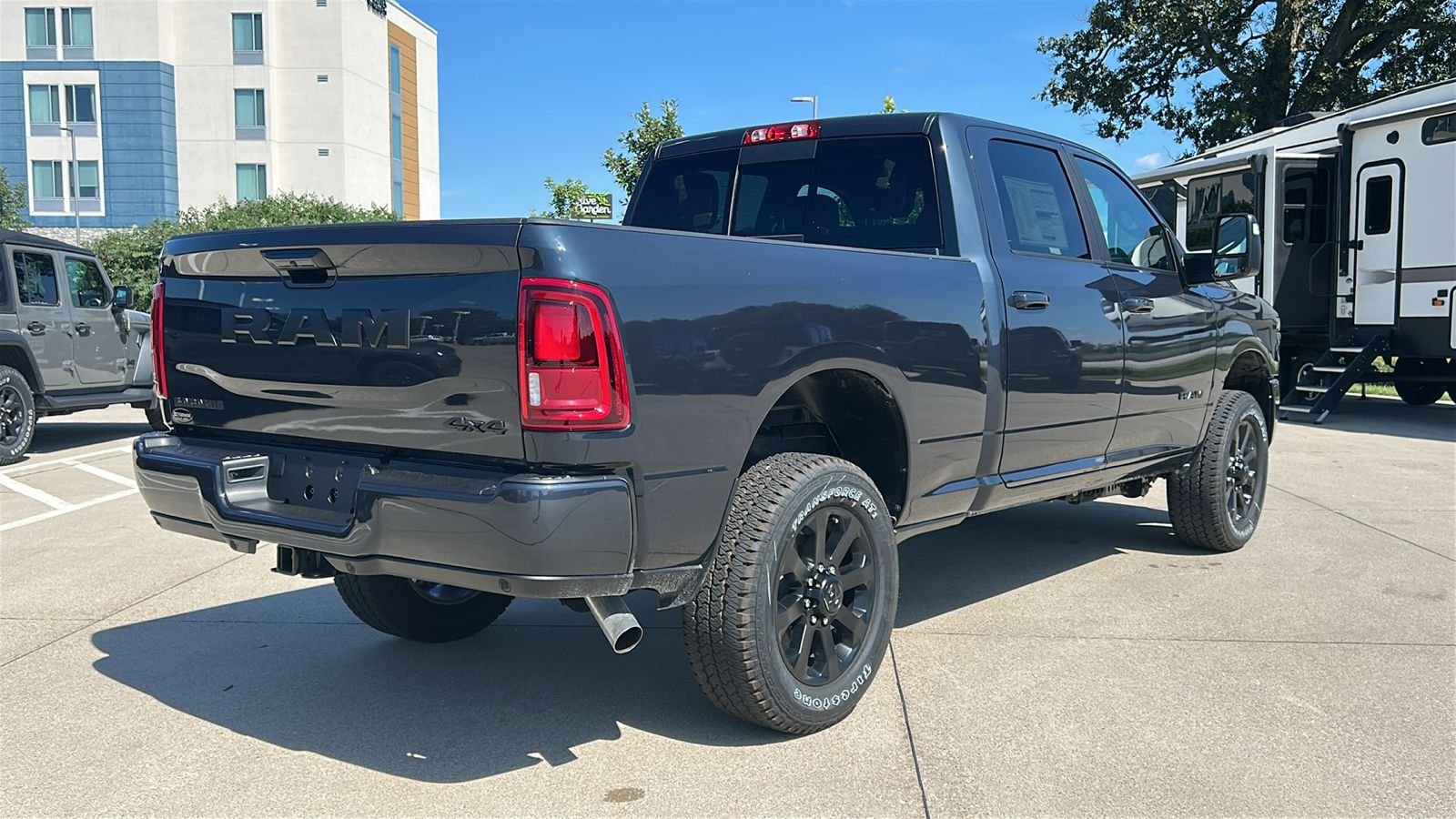 New 2026 Forged Blue Metallic Exterior Paint RAM Laramie image 4