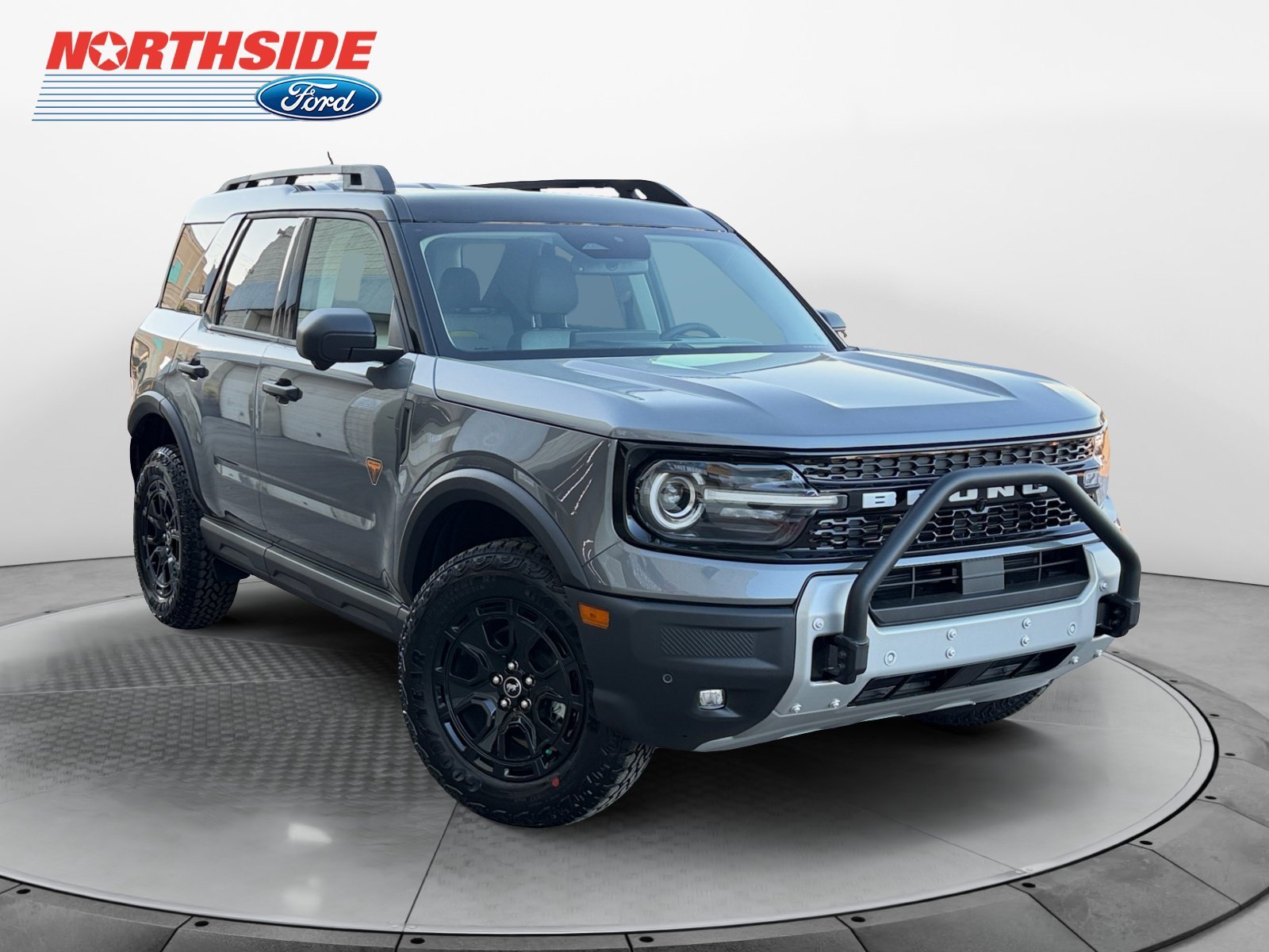 New 2026 Carbonized Gray Metallic Ford Badlands image 1
