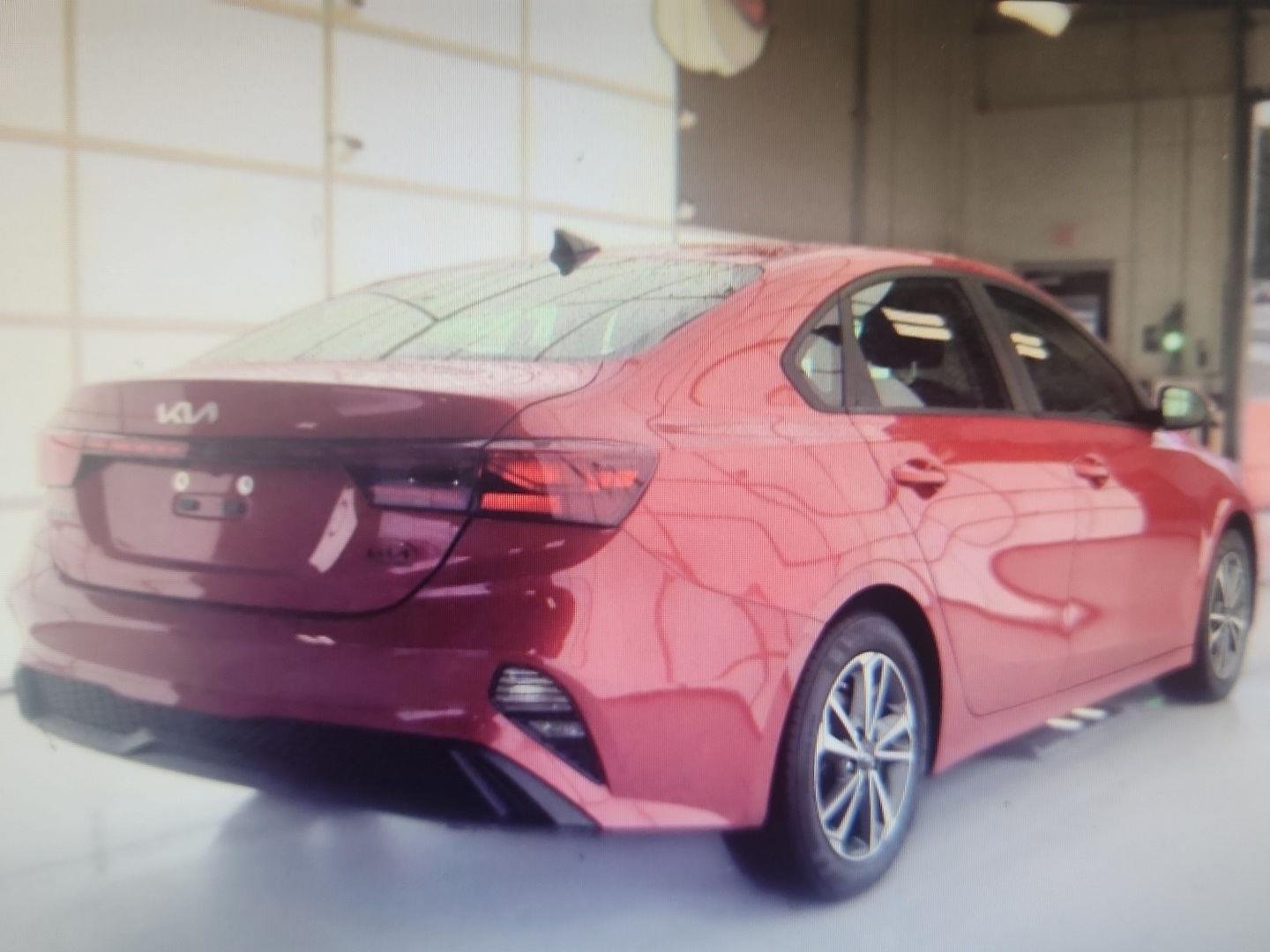 Used 2023 Currant Red Kia LXS image 2