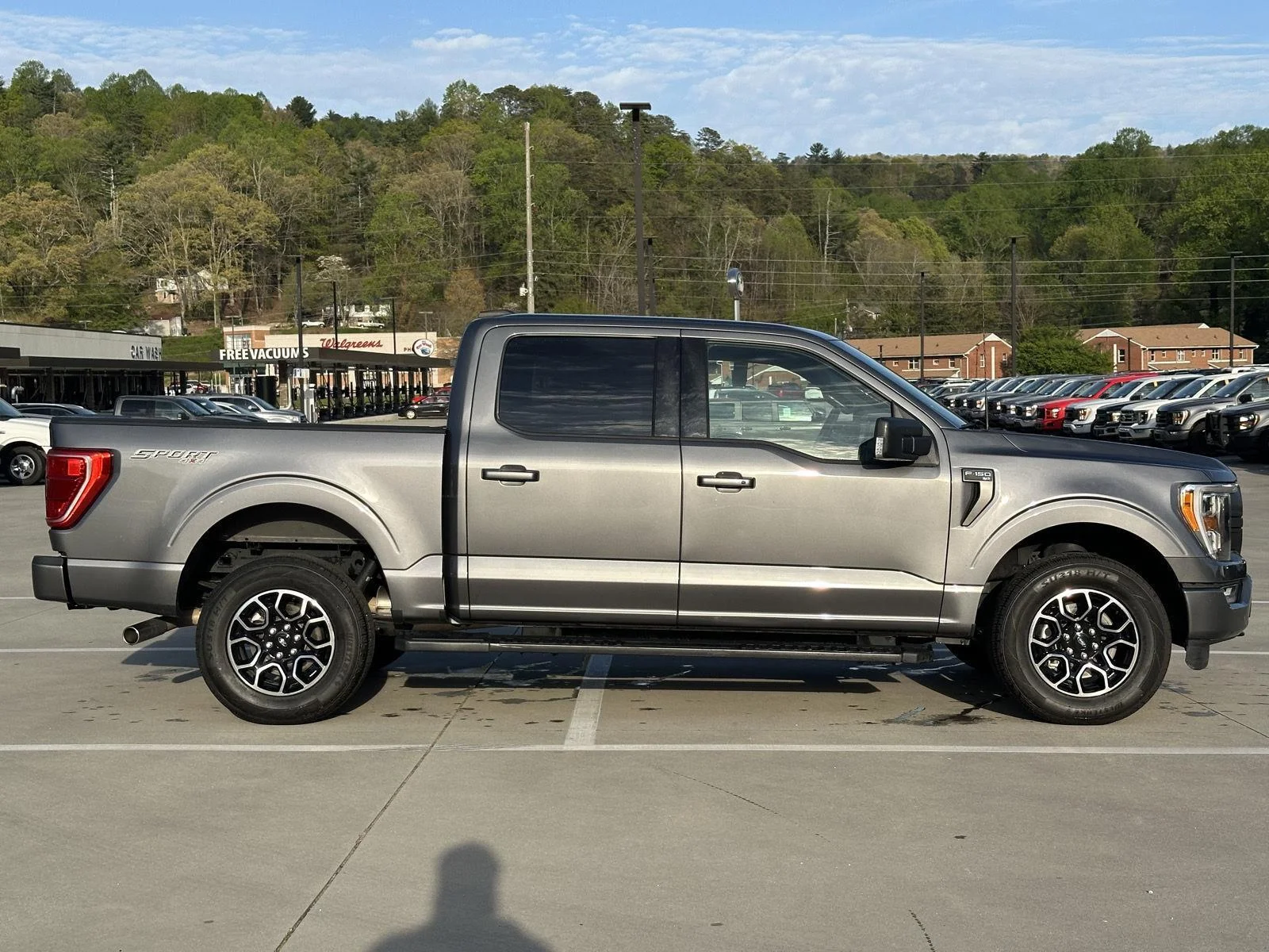 Used 2023 Carbonized Gray Metallic Ford XLT image 8