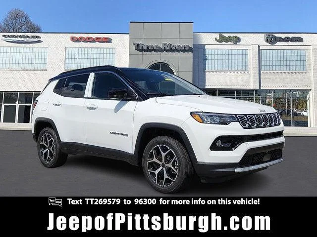 New 2026 Bright White Clear-Coat Exterior Paint Jeep Limited image 1