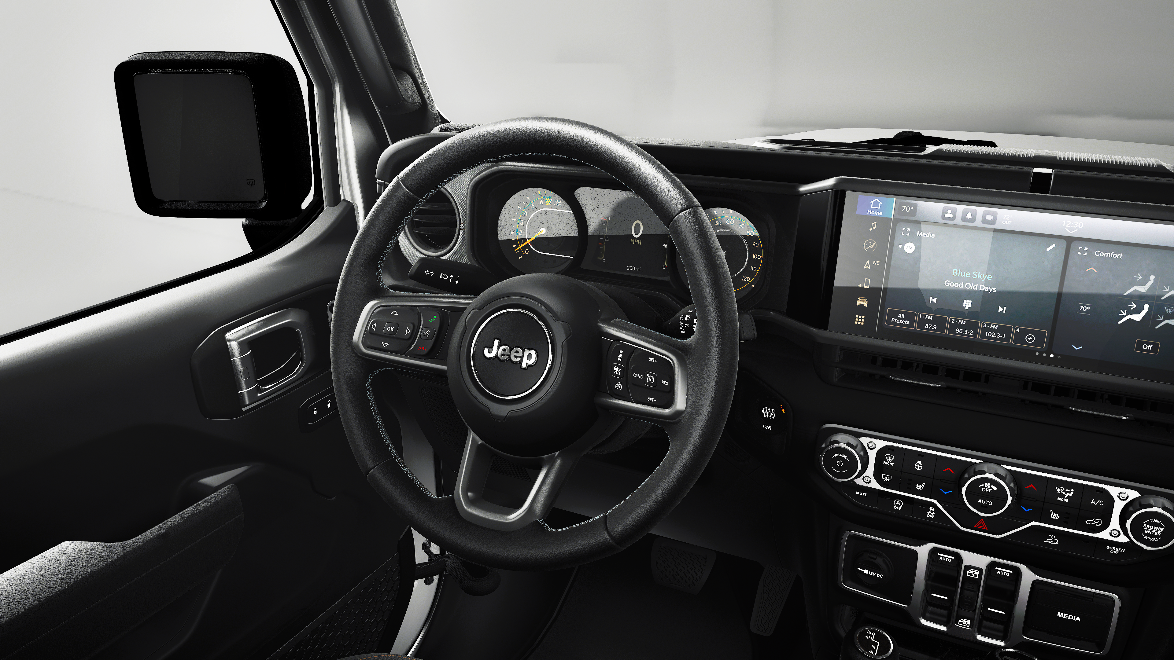 New 2027 Bright White Clear-Coat Paint Jeep  image 9