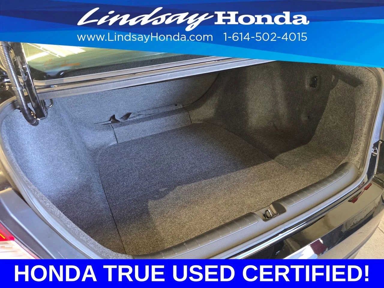 Certified Used 2019 Crystal Black Pearl Honda LX image 7