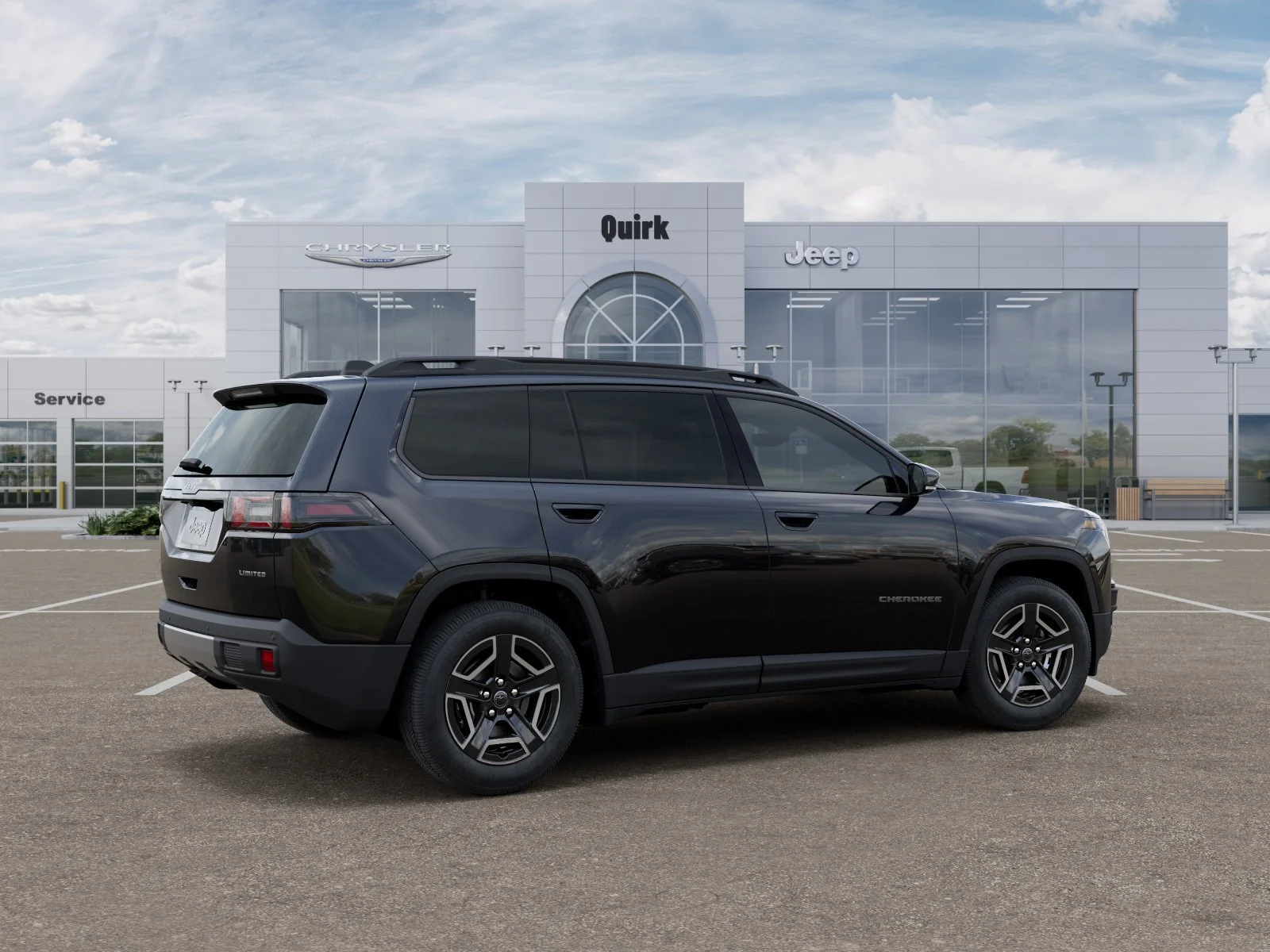 New 2026 Diamond Black Crystal Pearlcoat Jeep Limited image 4