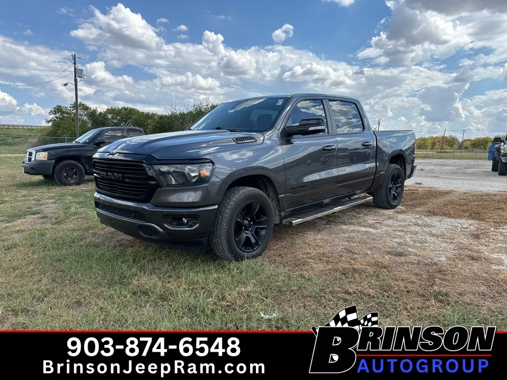 Used 2021 Granite Crystal Metallic Clearcoat Ram Big Horn image 1
