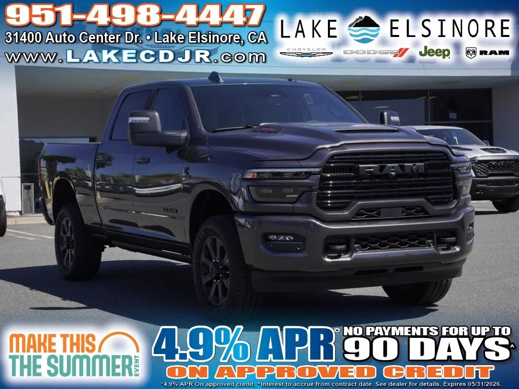 New 2026 Granite Crystal Metallic Clear-Coat Exterior Paint RAM Laramie image 1