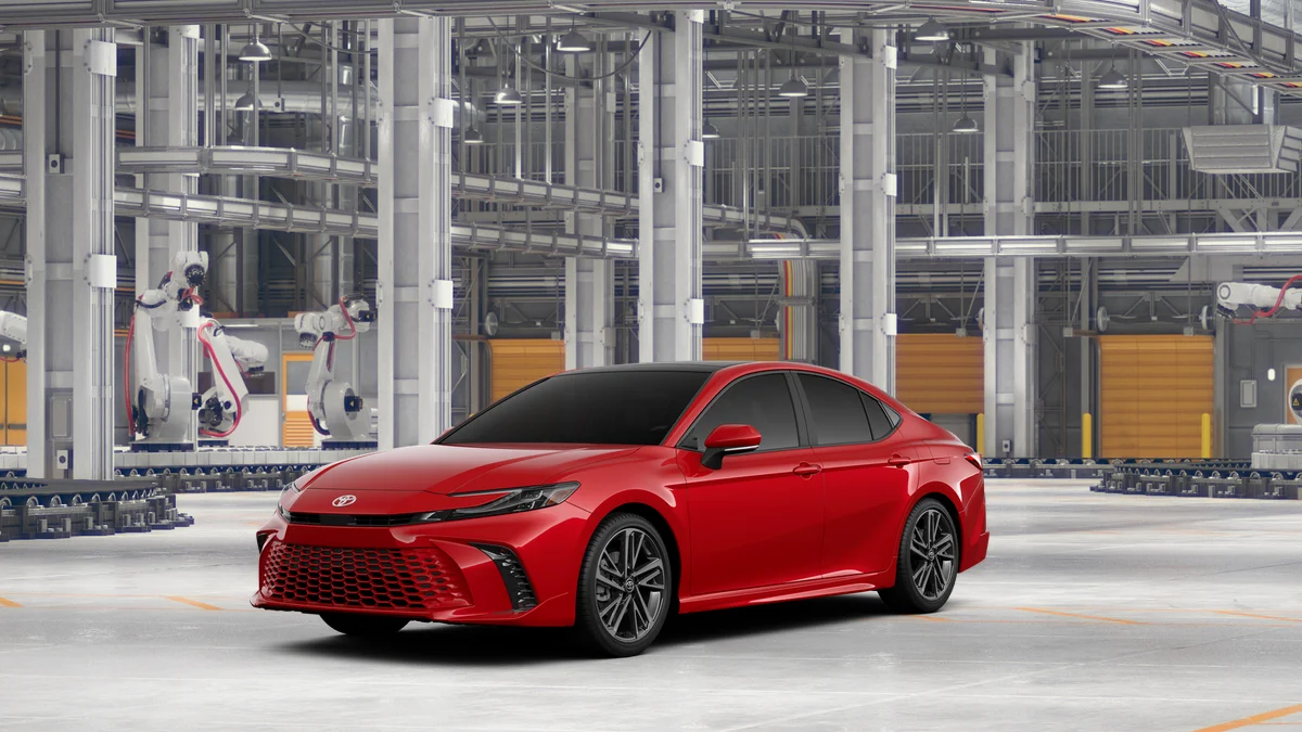 Supersonic Red 2026 Toyota Camry Sedan Front-Wheel Drive