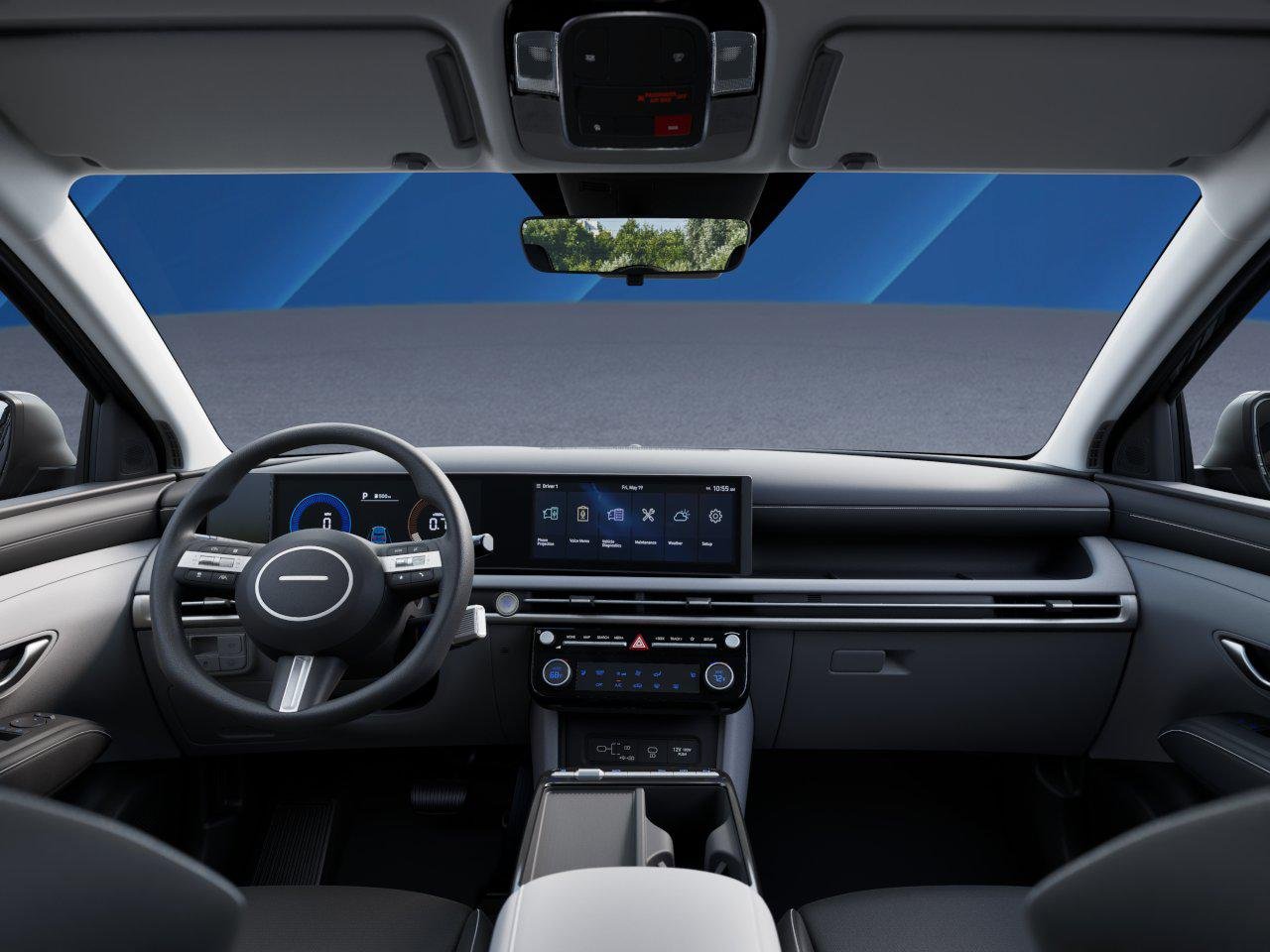 New 2026 Amazon Gray Hyundai SEL AWD image 25