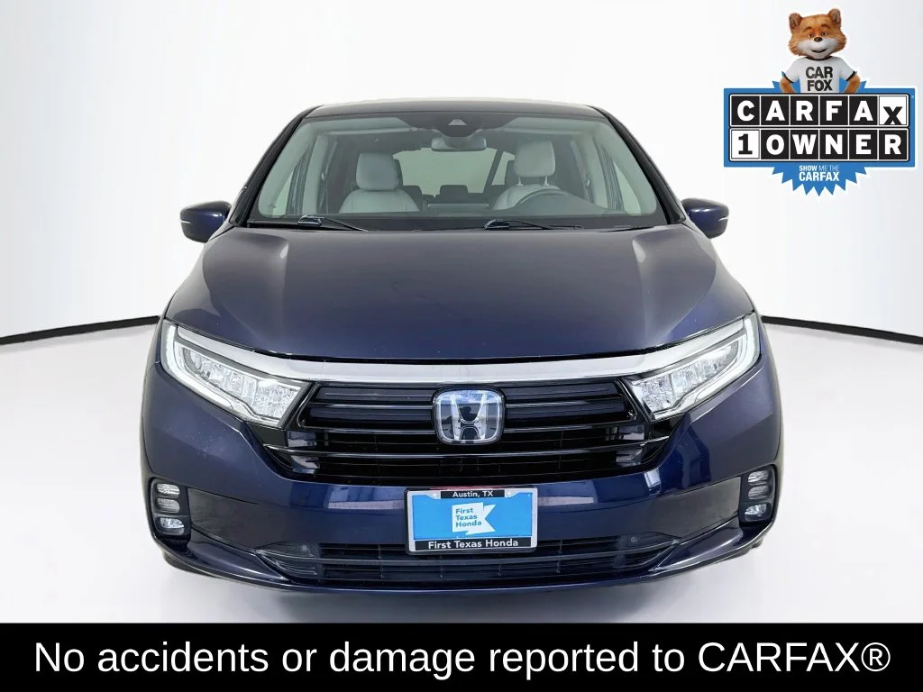 Used 2022 Obsidian Blue Pearl Honda EX image 2