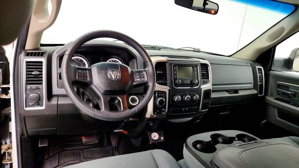 Used 2019 Bright White Clearcoat Ram SLT 4x4 Crew Cab 5