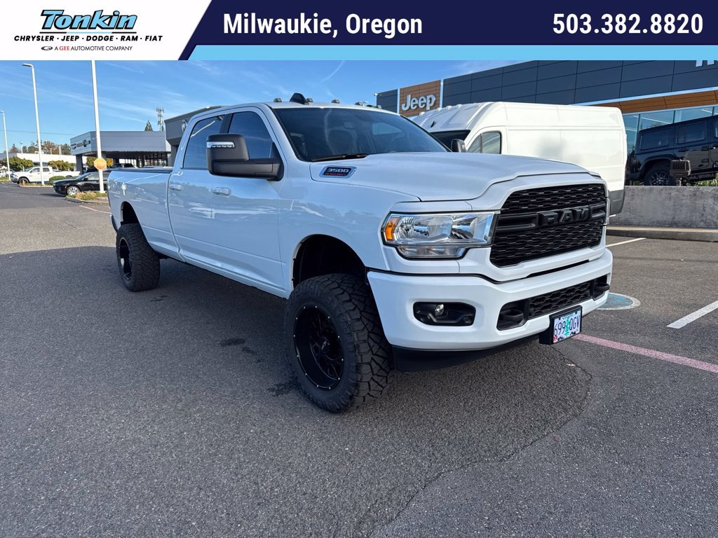Used 2024 Bright White Clearcoat Ram Big Horn image 1