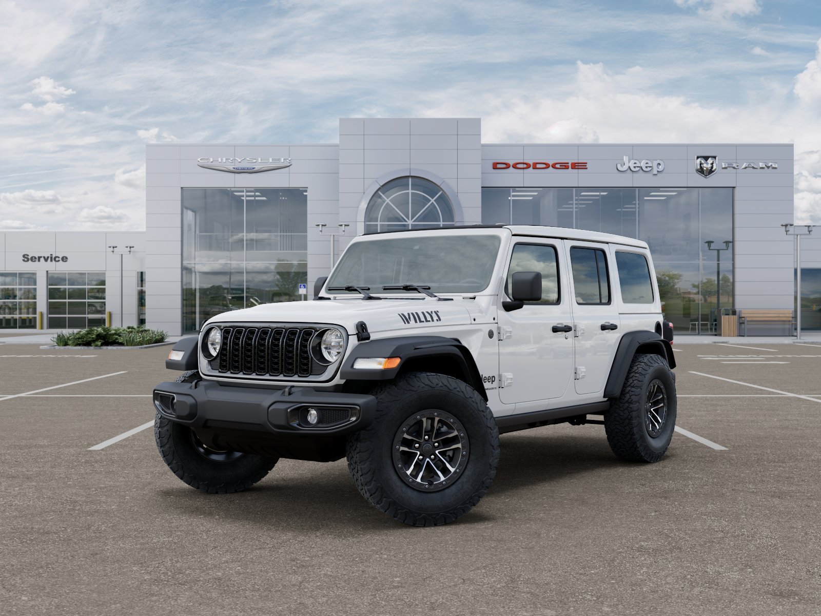 New 2026 Bright White Clear-Coat Exterior Paint Jeep Willys image 27