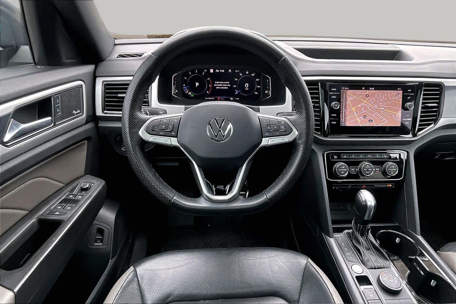 Used 2023 Pure Gray Volkswagen 3.6L V6 SEL Premium R-Line image 11
