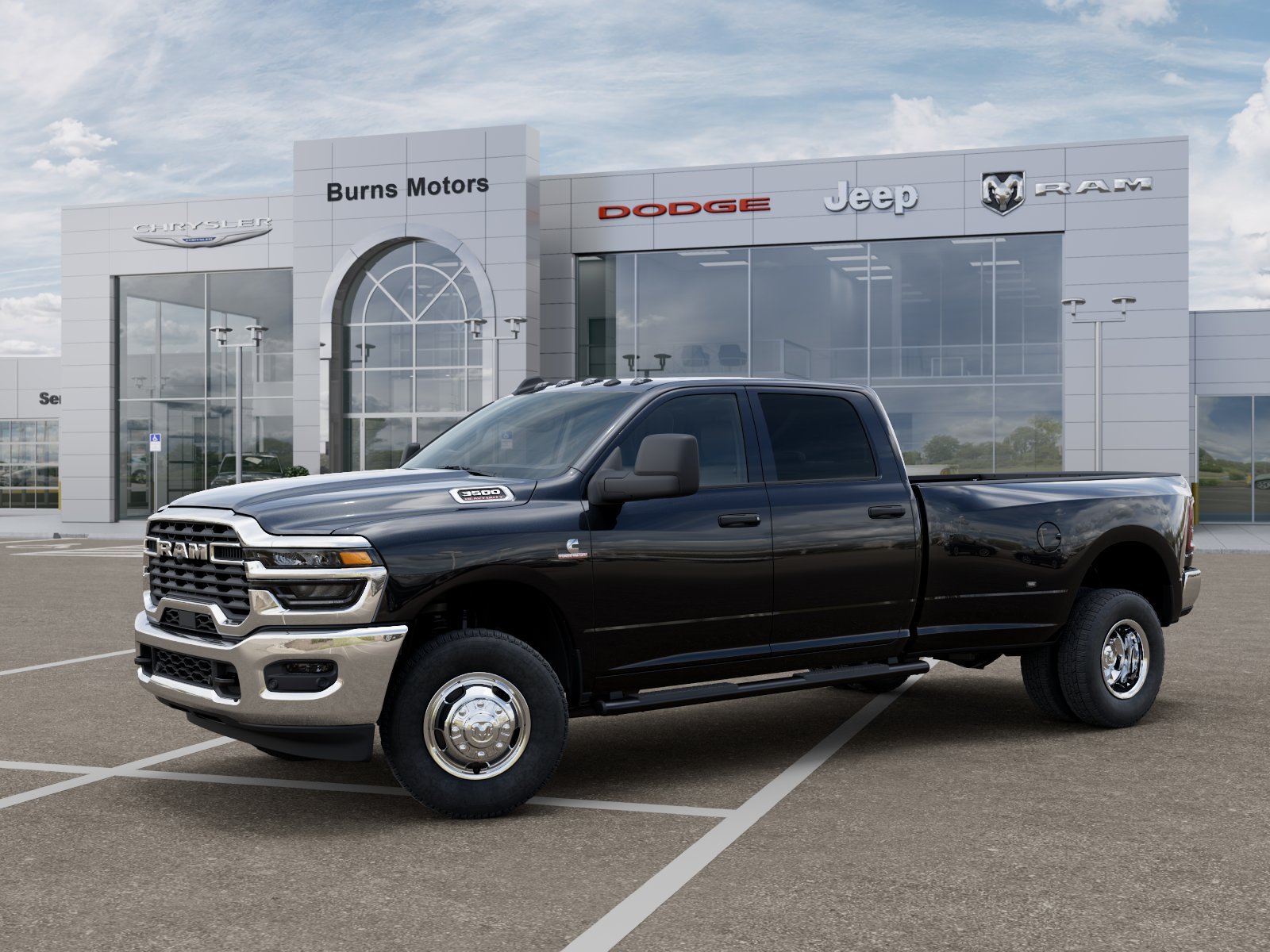 New 2026 Diamond Black Crystal Pearl-Coat Exterior Paint RAM Tradesman Dually image 28