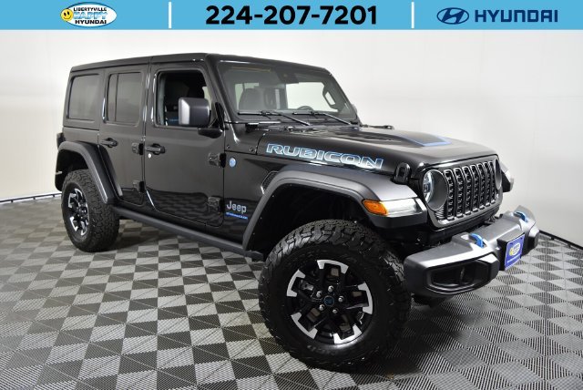 Used 2024 Black Jeep Rubicon 4xe image 1