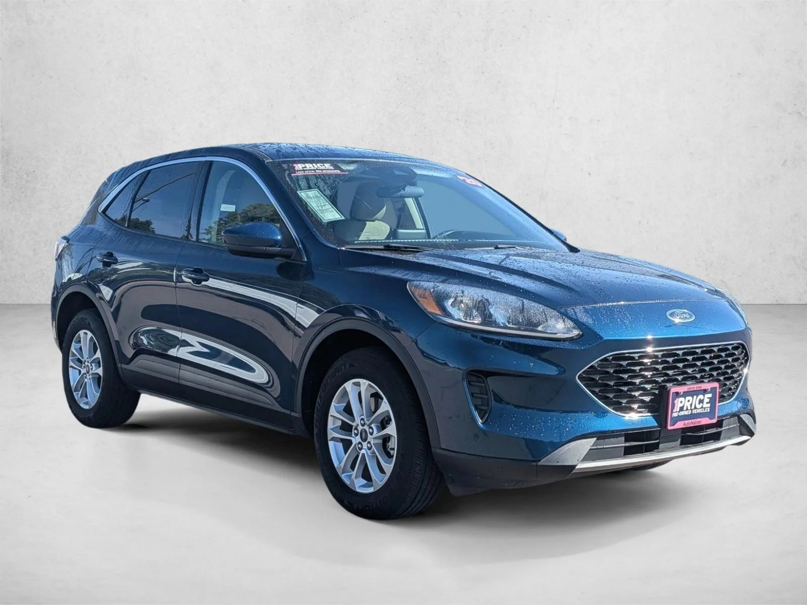 Used 2020 Dark Persian Green Metallic Ford SE image 3