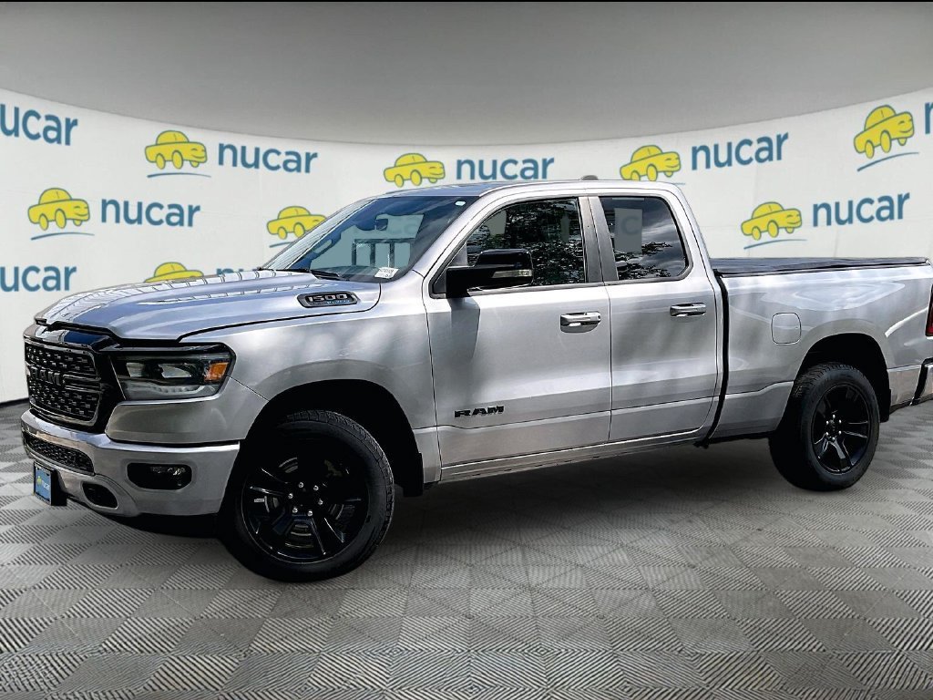 Used 2022 Billet Silver Metallic Clearcoat Ram Big Horn image 3