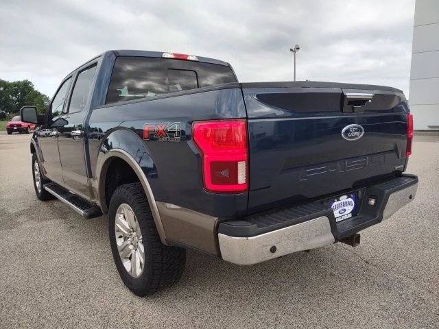 Used 2018 Blue Jeans Metallic Ford Lariat image 3