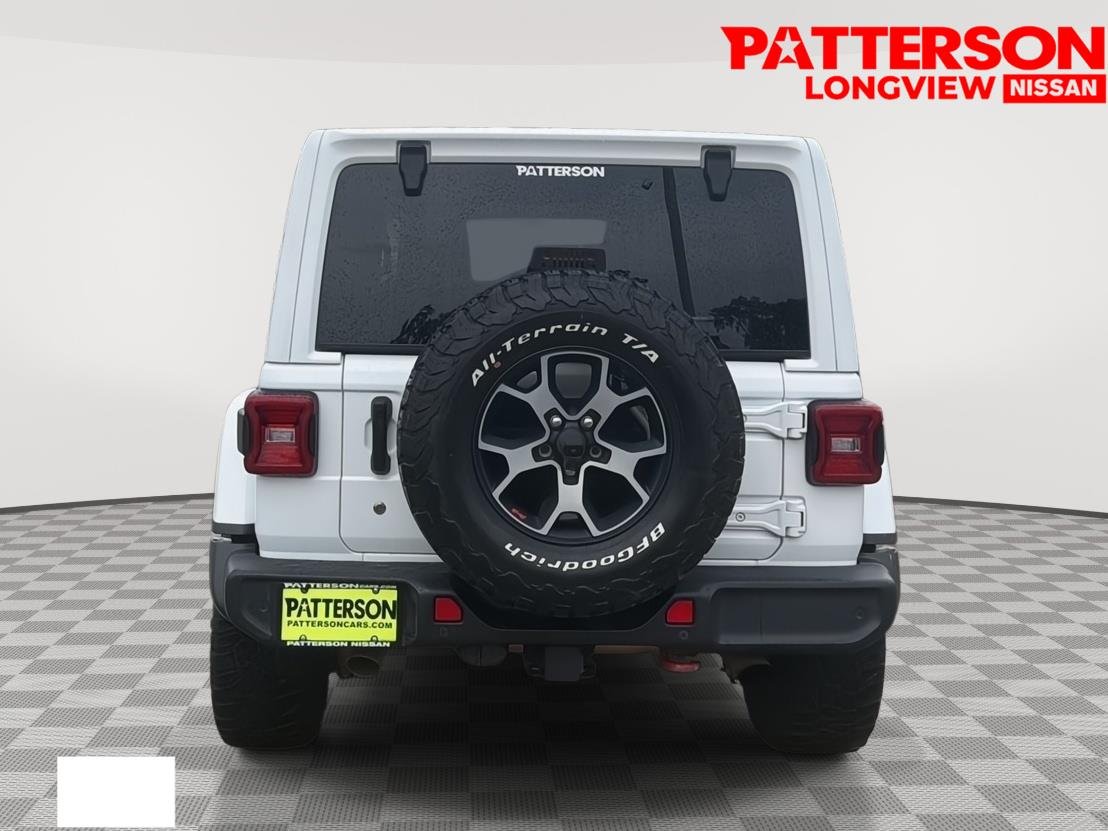 Used 2019 Bright White Clearcoat Jeep Rubicon image 3