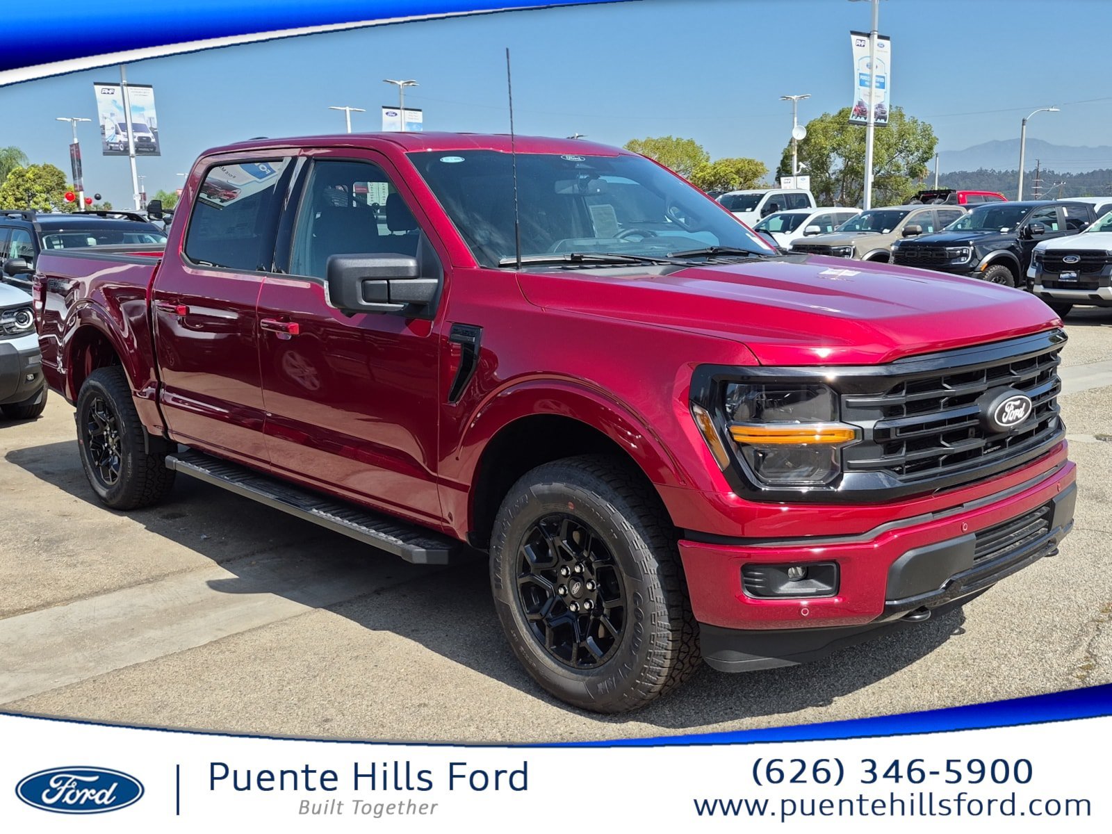 New 2026 Red Ford XLT image 1