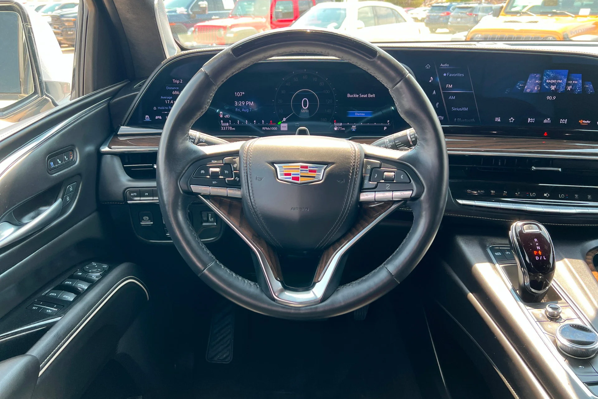 Used 2024 Crystal White Tricoat Cadillac Sport Platinum image 12