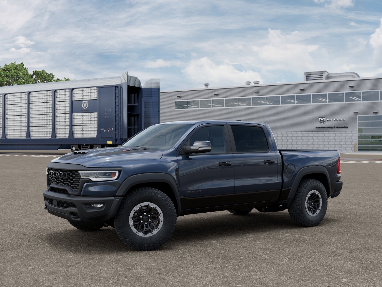 New 2026 Forged Blue Metallic Exterior Paint RAM RHO image 1