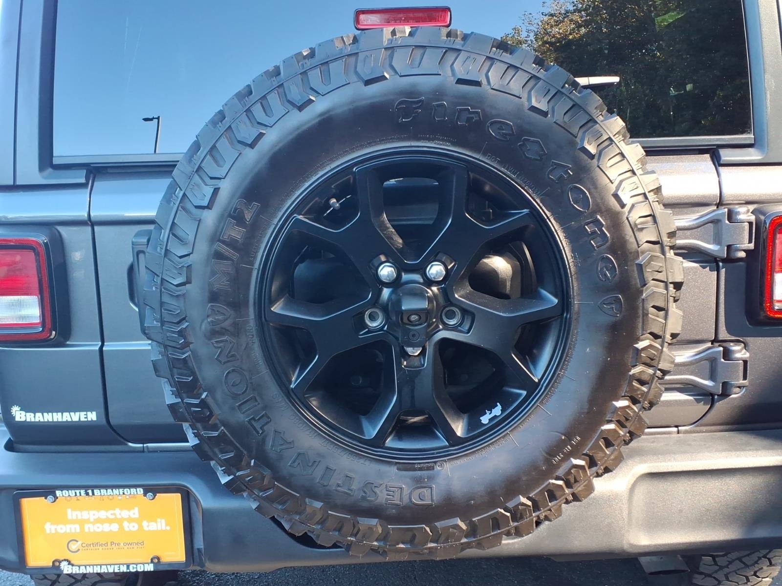 Certified Used 2021 Gray Jeep Unlimited Willys image 14