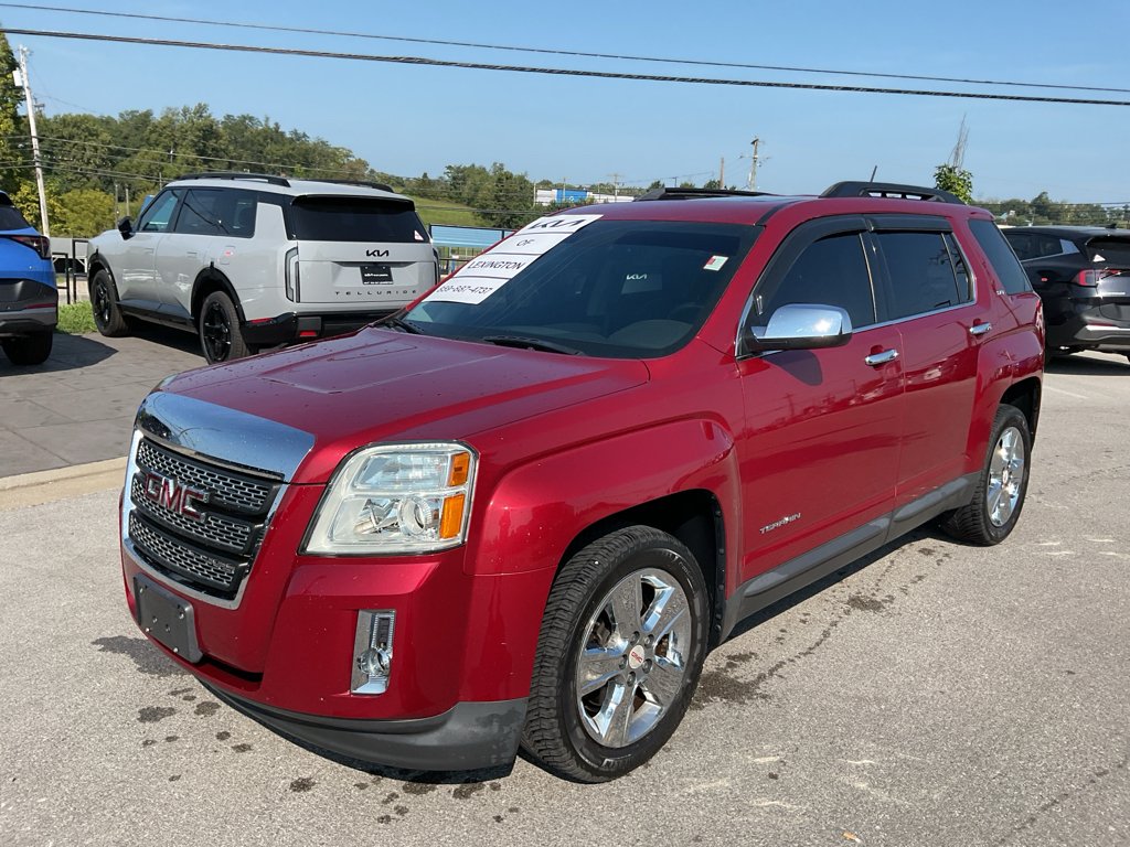 Used 2015 Crystal Red Tintcoat GMC SLT image 4