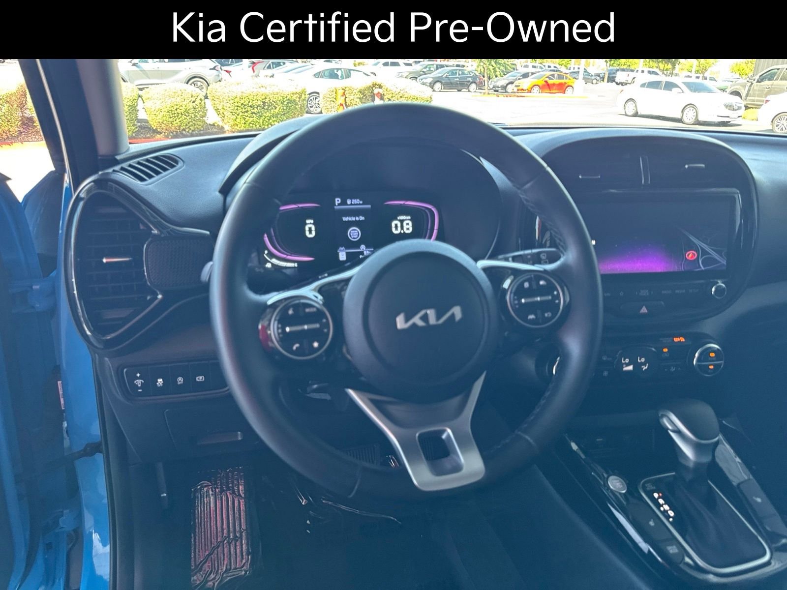 Certified Used 2024 Surf Blue Kia EX image 17