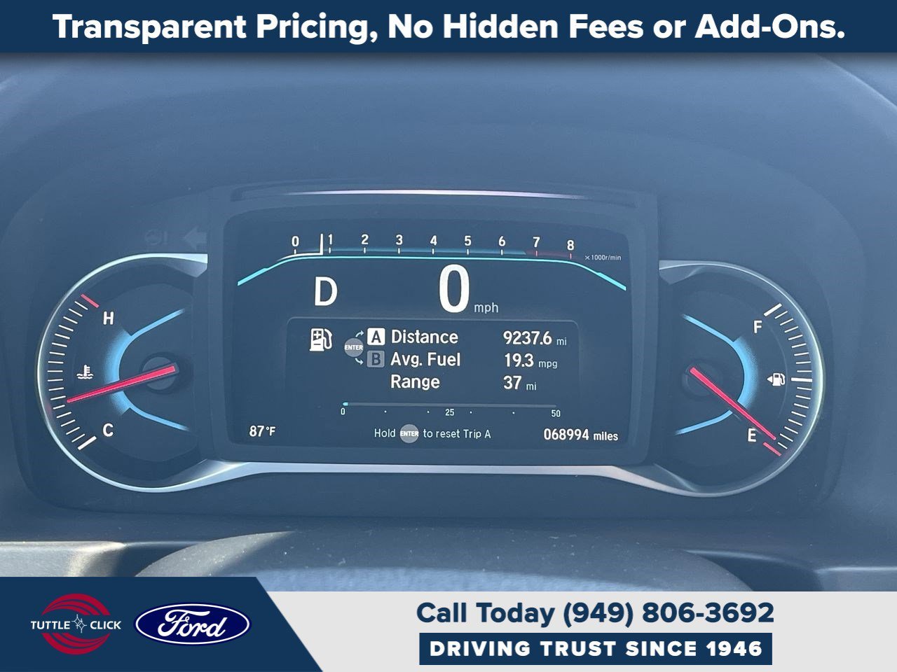 Used 2019 Black Honda Sport image 24