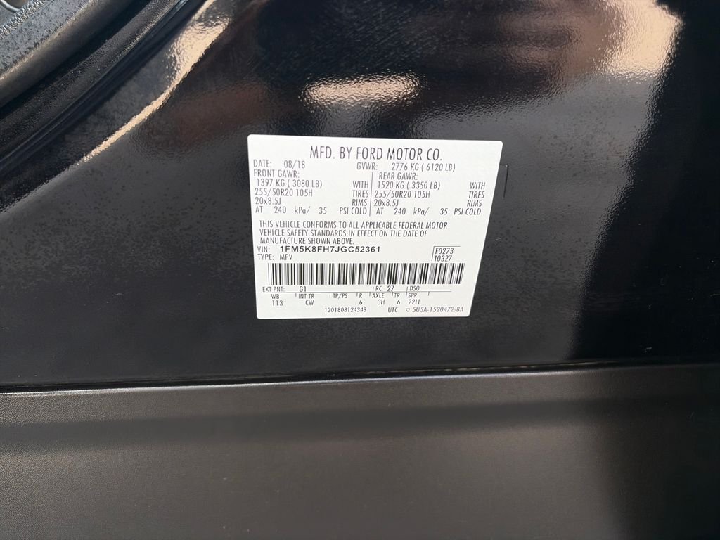 Used 2018 Black Ford Limited image 30