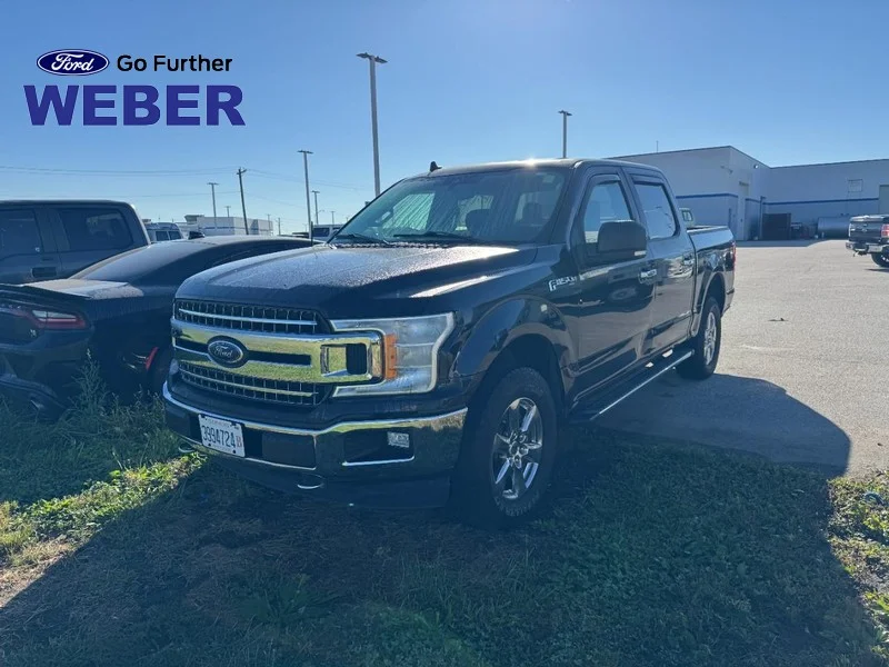 Used 2019 Agate Black Metallic Ford XLT 4WD SuperCrew 5.5