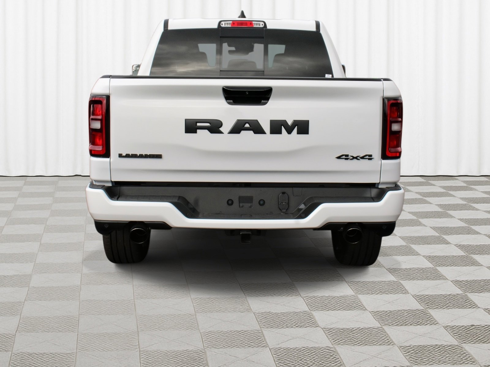 New 2026 Bright White Clear-Coat Exterior Paint RAM Laramie image 32