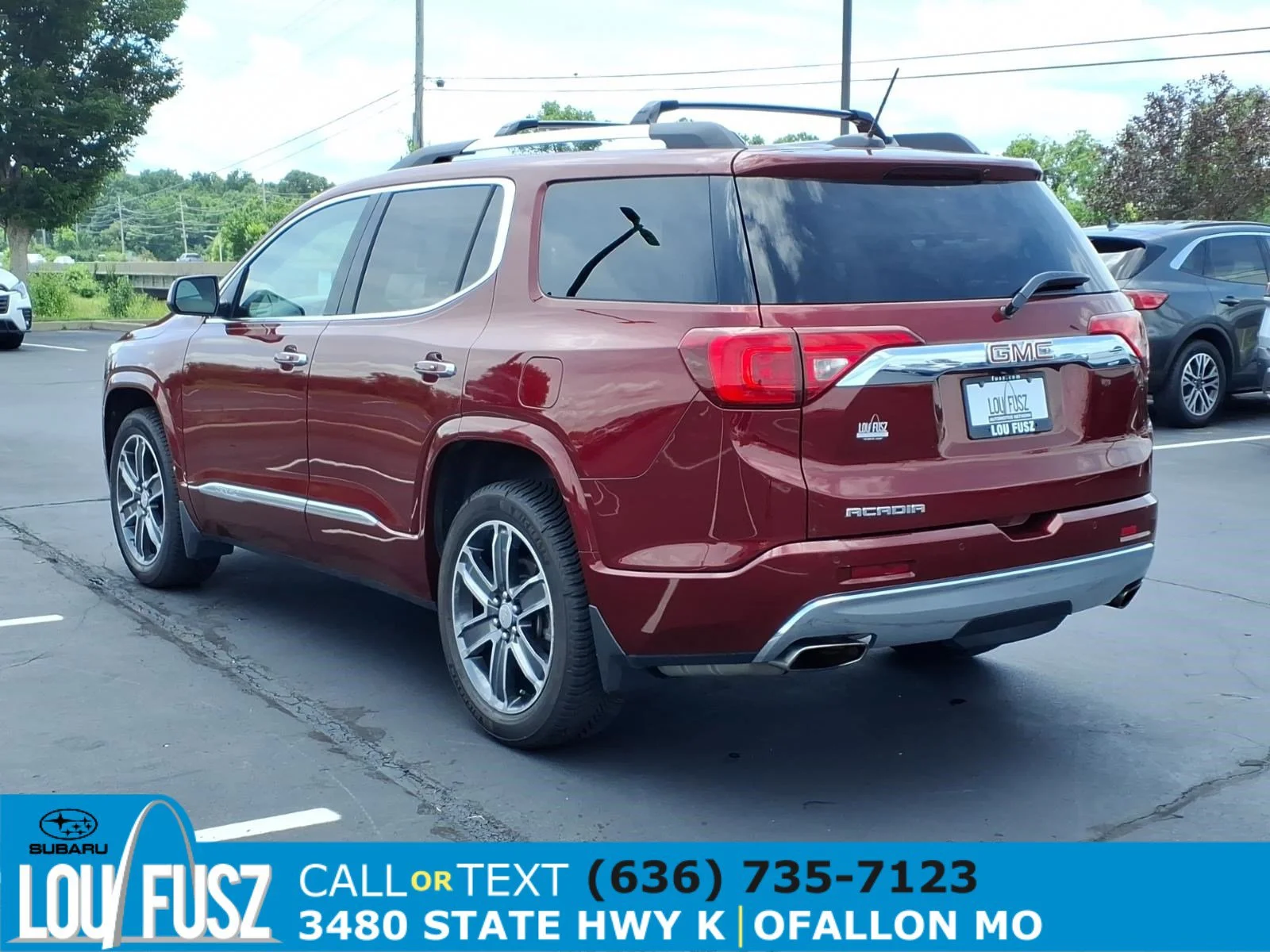 Used 2017 Crimson Red Tintcoat GMC Denali image 5