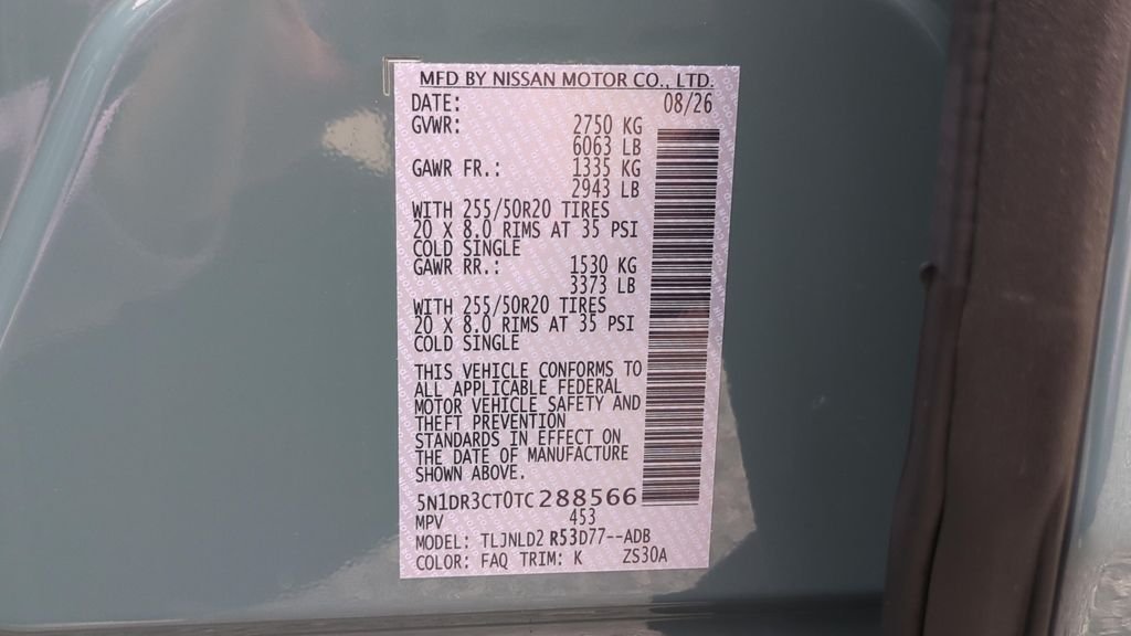 New 2026 Baltic Teal Pearl Nissan SL image 24