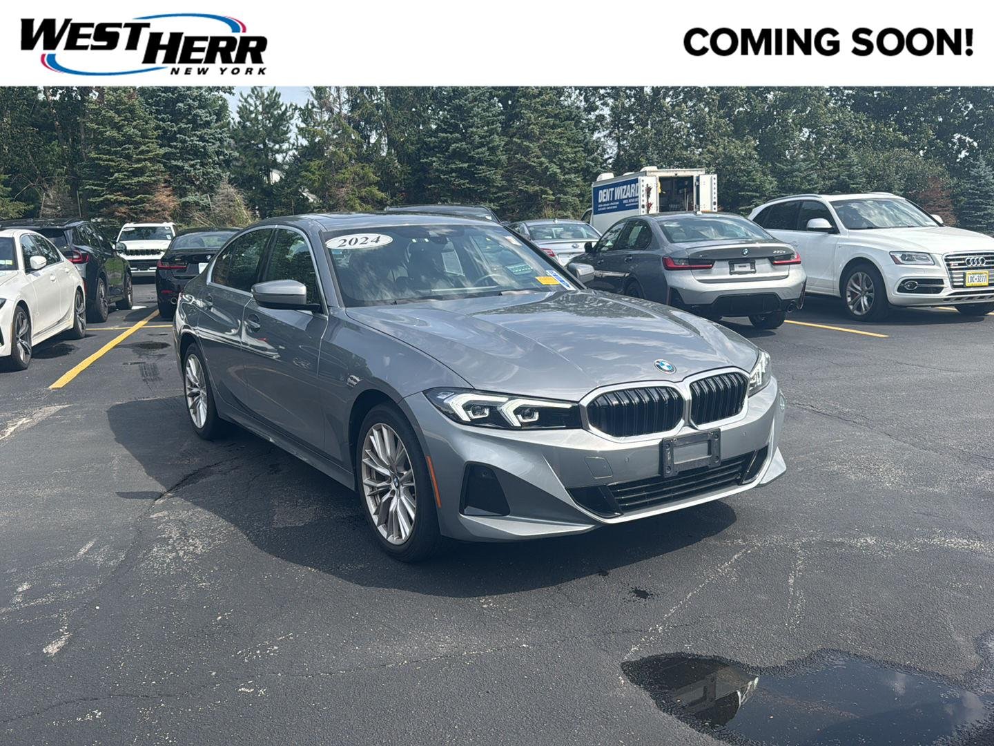 Used 2024 Skyscraper Grey Metallic BMW 330i xDrive image 1