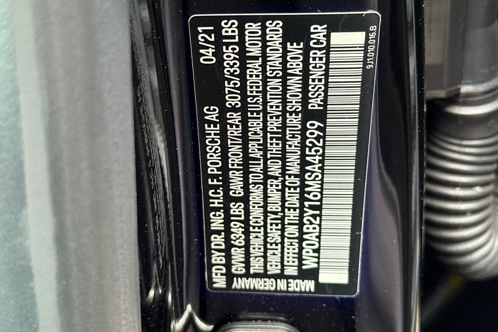 Certified Used 2021 Jet Black Metallic Porsche 4S image 28