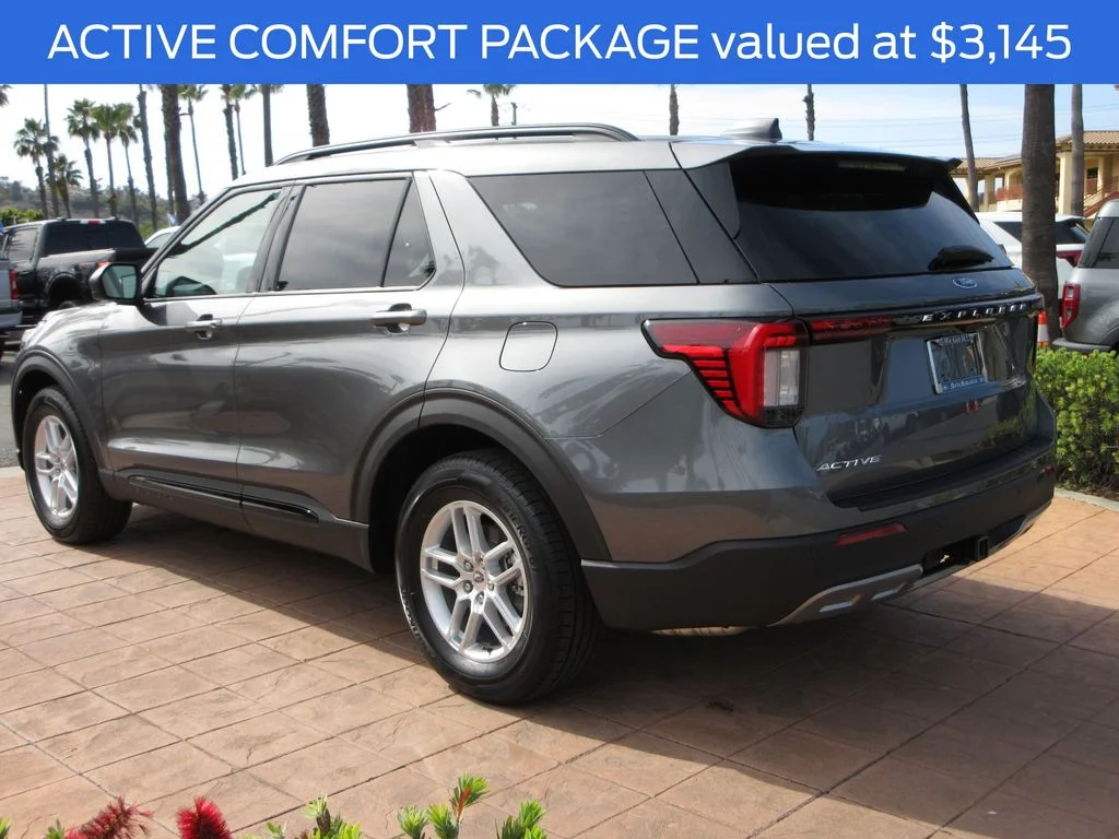 New 2026 Carbonized Gray Metallic Ford Active image 2