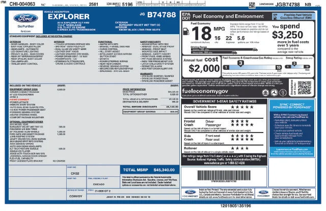 Used 2018 Burgundy Ford XLT image 35