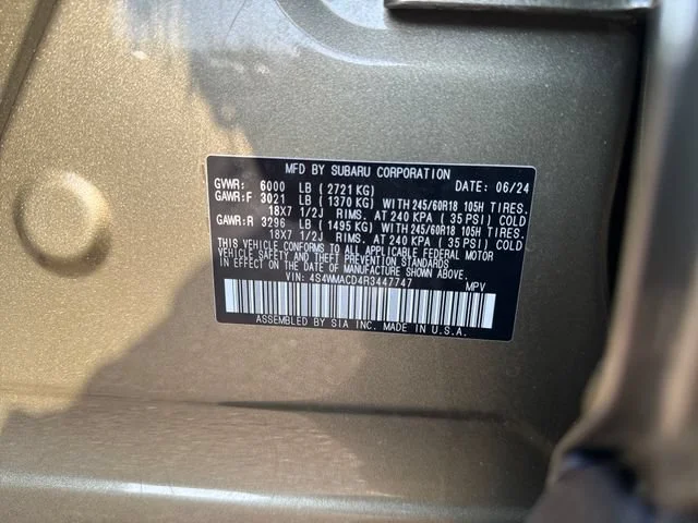 Used 2024 Autumn Green Metallic Subaru Premium image 17