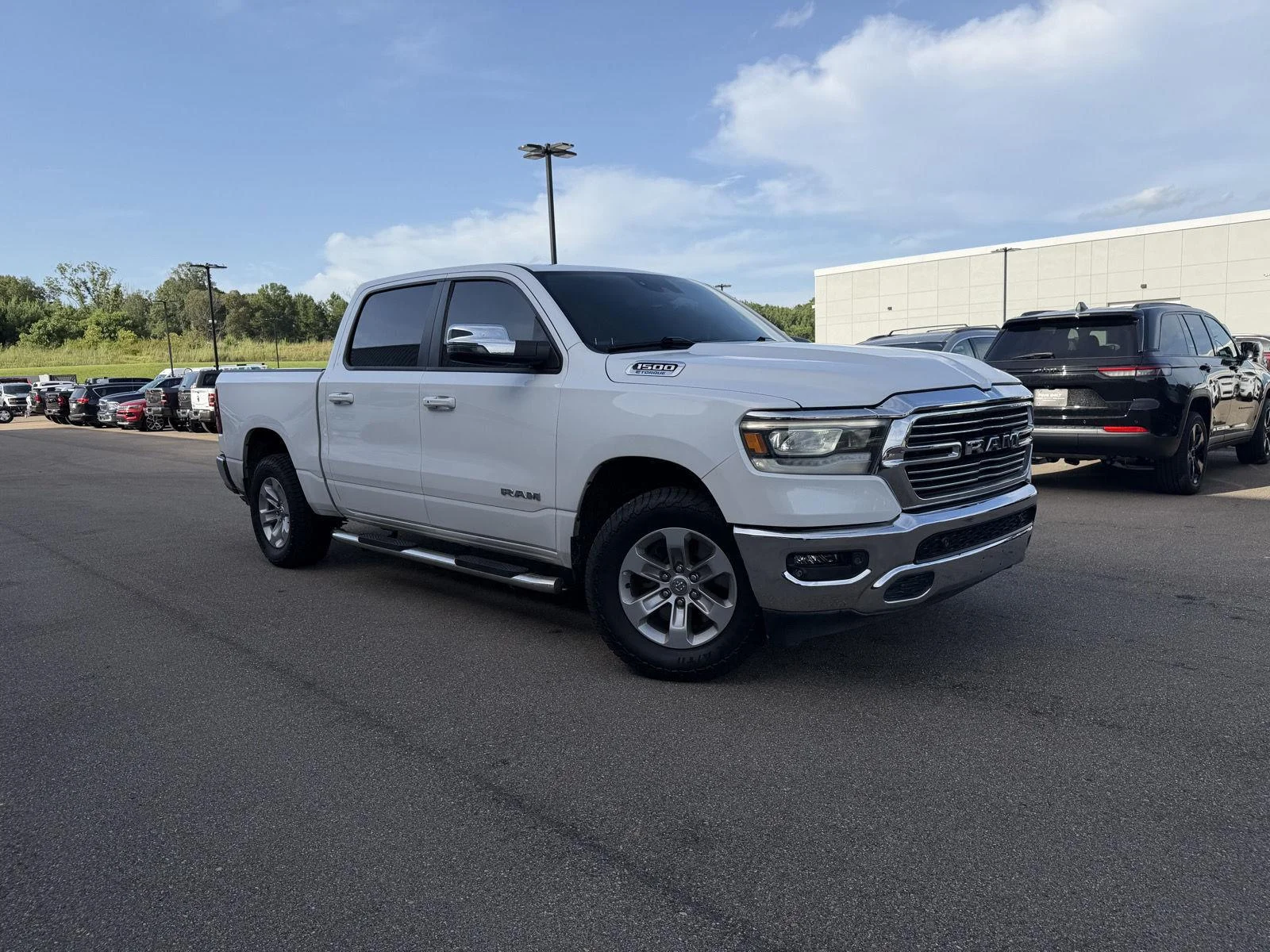 Used 2023 Ivory White Tri-Coat Pearlcoat Ram Laramie image 3