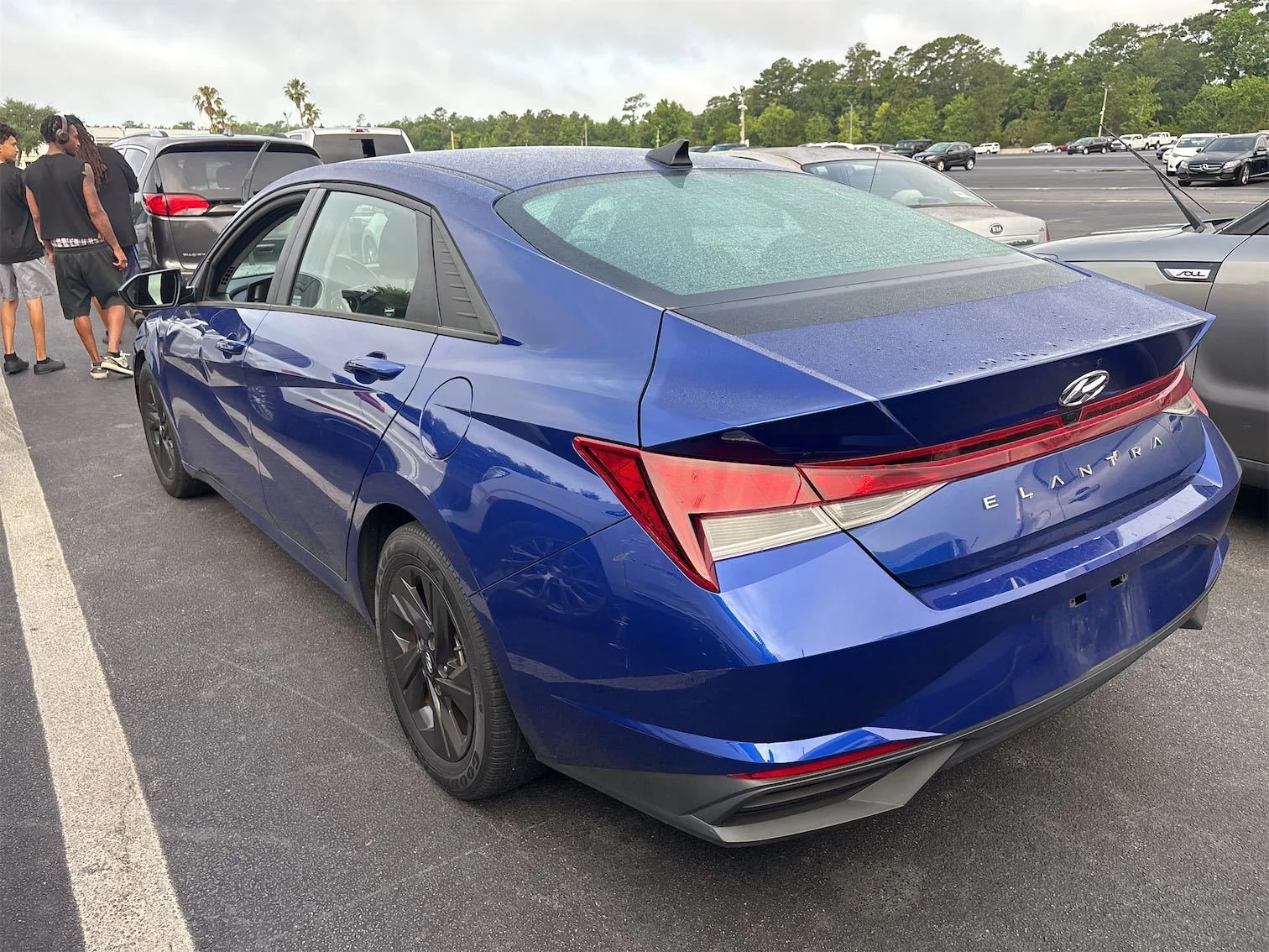 Used 2021 Intense Blue Hyundai SEL image 4