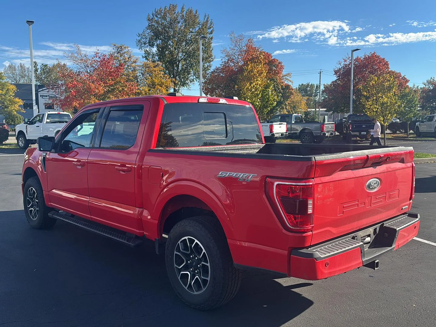 Used 2022 Race Red Ford XLT image 3
